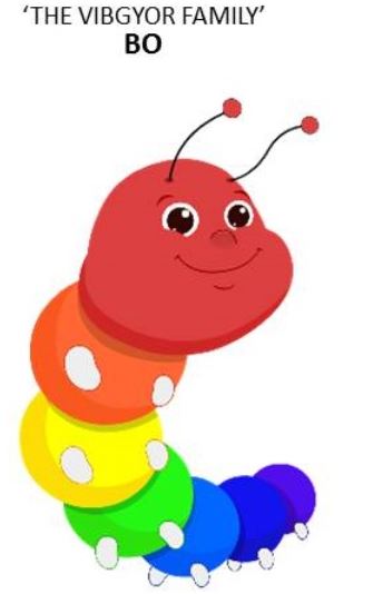 The Vibgyor Family - Bo With A Device Of A Caterpillar Device mark 6522774 Trademark
