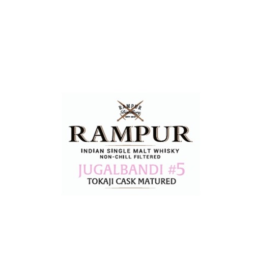 Rampur Indian Single Malt Whisky Non-chill Filtered Jugalbandi#5 Tokaji Cask Matured Device mark 6526441 Trademark