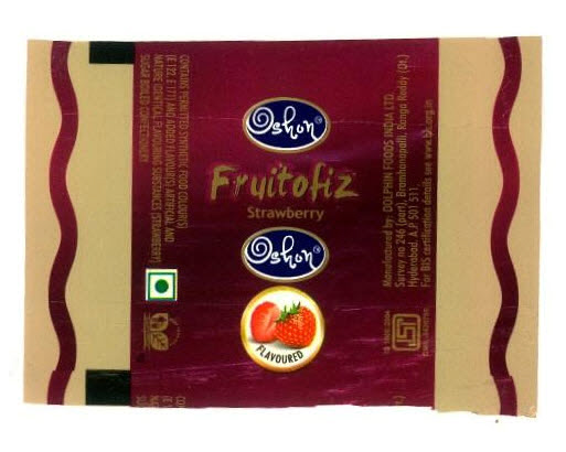 Fruitofiz Oshon Strawberry Device mark 2813694 Trademark