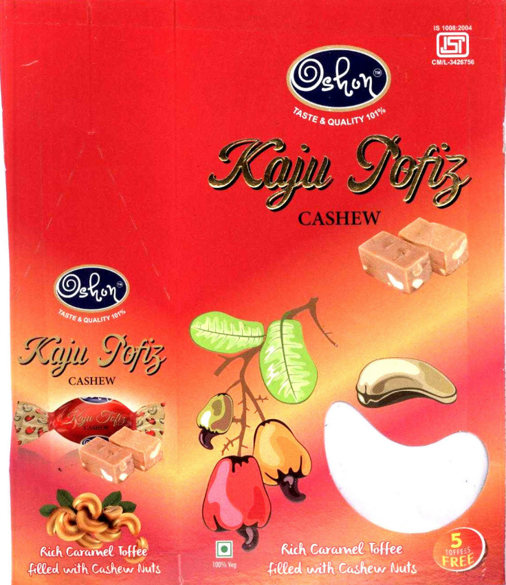Oshon Kaju Tofis Cashew Device mark 2761858 Trademark