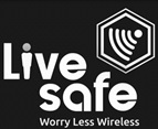 Live Safe Worry Less Wireless With A Device Of Wireless Symbol Device mark 6533030 Trademark