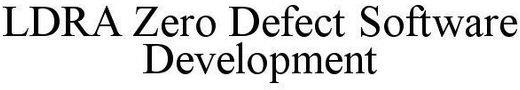 Ldra Zero Defect Software Development Device mark 4052089 Trademark