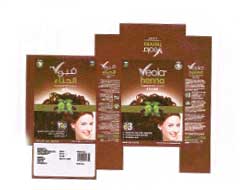 Bajaj Veola Henna Herbal Hair Colour Expert (brown) Device mark 2819102 Trademark