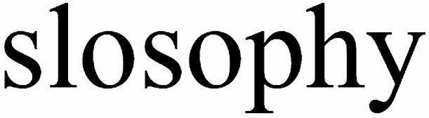 Slosophy Device mark 4435358 Trademark