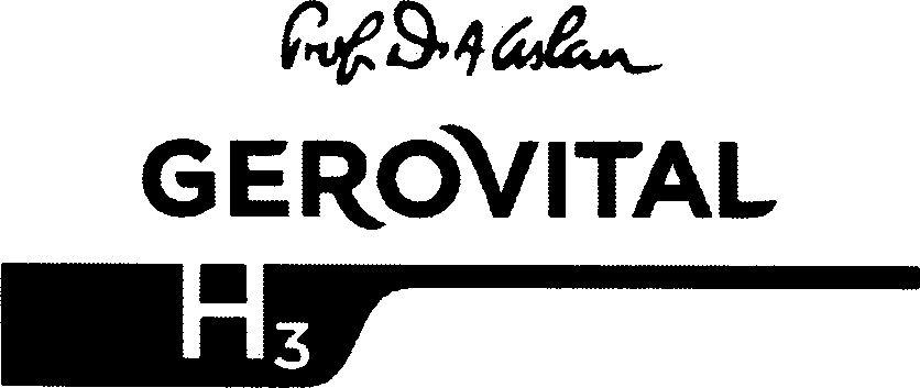 Gerovital H3 Prof. Dr. A. Aslan Device mark 4433287 Trademark