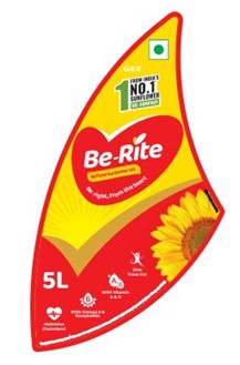 Be-rite 5 L Bottle (label) Device mark 6540052 Trademark