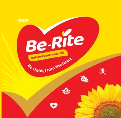 Gef Be-rite Sunflower (label) Device mark 6540045 Trademark