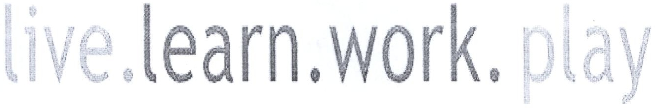 Live.learn.work.play Device mark 2203018 Trademark