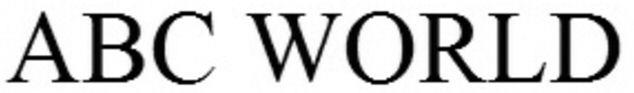 Abc World Device mark 4380024 Trademark