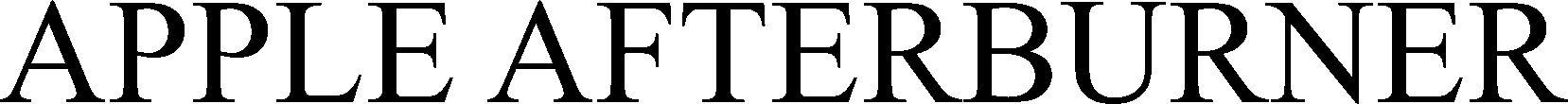 Apple Afterburner Device mark 4380204 Trademark