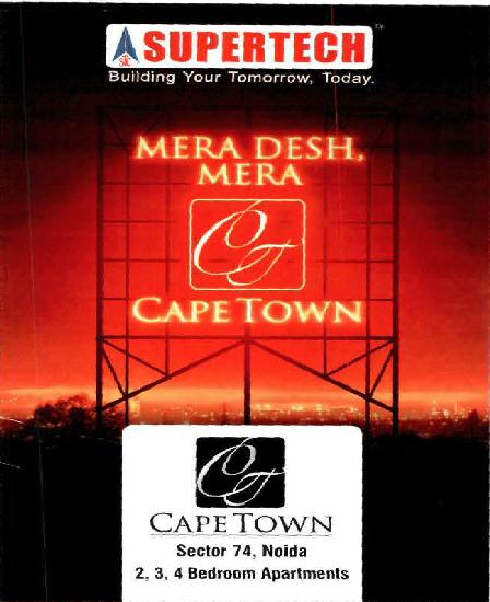 Supertech Mera Desh, Mera Cape Town Device mark 2006653 Trademark