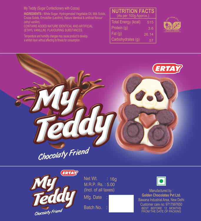 Ertay My Teddy Device mark 2752136 Trademark