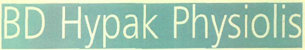 Bd Hypak Physiolis Device mark 2939413 Trademark