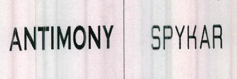 Antimony Spykar Device mark 2395610 Trademark
