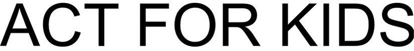 Act For Kids Device mark 3580545 Trademark