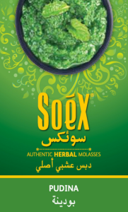 'soex' Herbal Molasses-pudina- Composite Label Device mark 2310444 Trademark