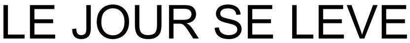 Le Jour Se Leve Device mark 3756299 Trademark