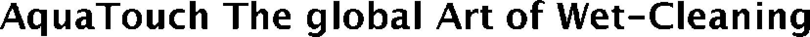 Aquatouch The Global Art Of Wet Cleaning Device mark 3756286 Trademark