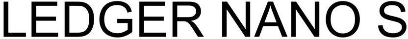 Ledger Nano S Device mark 3764298 Trademark