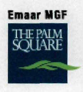 Emaar Mgf The Palm Square Device mark 2096091 Trademark