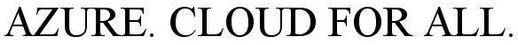 Azure Cloud For All Device mark 4127257 Trademark