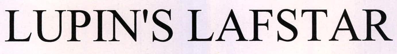 Lupin's Lafstar Device mark 2246121 Trademark