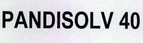 Pandisolv 40 Device mark 2292554 Trademark