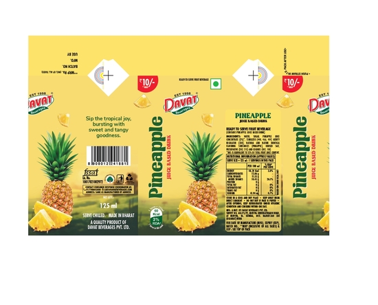 Davat Pineapple Device mark 6550136 Trademark