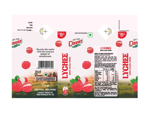 Davat Lychee Device mark 6550134 Trademark