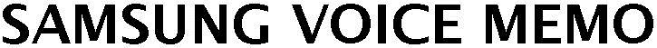 Samsung Voice Memo Device mark 2715951 Trademark