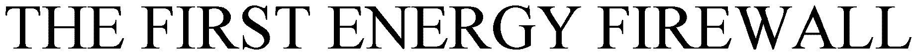The First Energy Firewall Device mark 2857039 Trademark