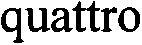 Quattro Device mark 2857415 Trademark
