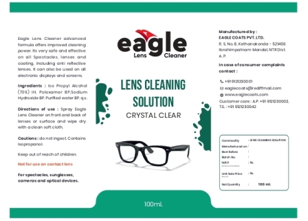 Eagle - Lens Cleaning Solution Device mark 6552584 Trademark