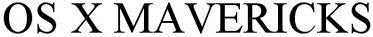 Os Xmavericks Device mark 2698880 Trademark