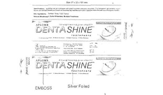 Denta Shine (device) Device mark 2424715 Trademark