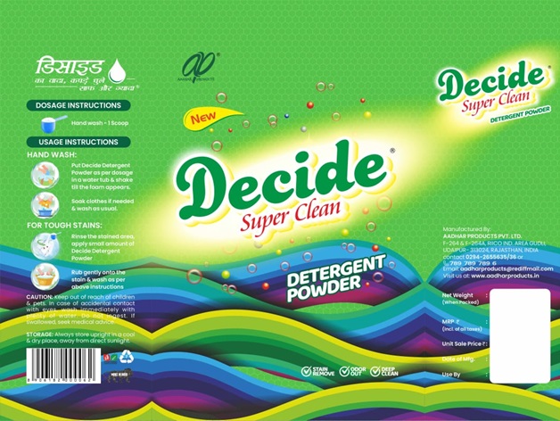 Decide Super Clean Device mark 6555191 Trademark