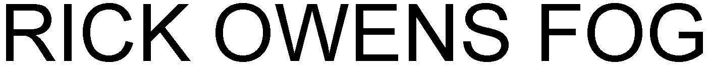 Rick Owens Fog Device mark 2695291 Trademark