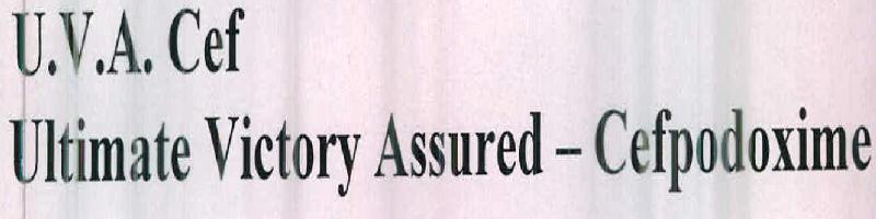 U.v.a. Cef Ultimate Victory Assured -cefpodoxime Device mark 2411503 Trademark