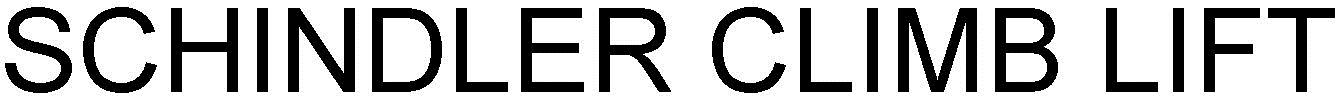 Schindler Climb Lift Device mark 2675684 Trademark