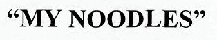 "my Noodles" Device mark 2549508 Trademark