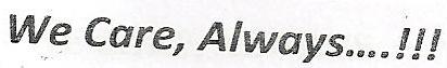 We Care, Always Device mark 2666712 Trademark