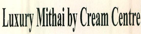 Luxury Mithai By Cream Centre Device mark 2509011 Trademark