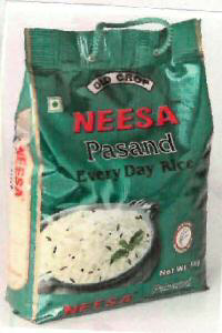 Neesa Pasand Every Day Rice (label) Device mark 2106237 Trademark