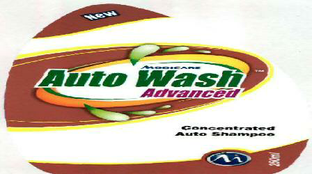 Modicare Auto Wash (label) Device mark 2177565 Trademark