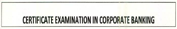 Certificate Examination In Corporate Banking Device mark 2595846 Trademark