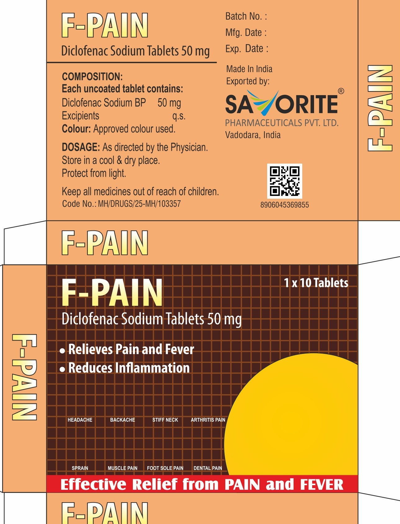 F-pain Device mark 6559642 Trademark