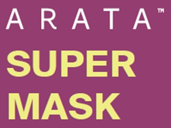 Label Mark Comprising Arata Super Mask Device mark 6560694 Trademark
