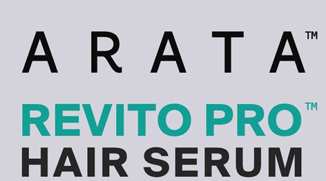 Label Mark Comprising Arata Revito Pro Hair Serum Device mark 6560695 Trademark