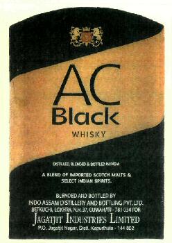 Ac Black (label) Device mark 2605778 Trademark