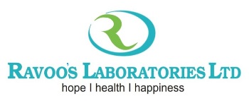 Ravoo’s Laboratories Ltd Hope | Health | Happiness Device mark 6566097 Trademark